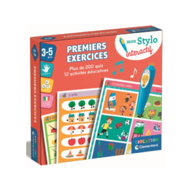 JEU EDUCATIF-MON STYLO INTERACTIF PREMIERS EXERCICES+3ANS
