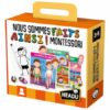 JEU EDUCATIF-MONTESSORI-NOUS SOMMES FAITS AINSI+3ANS