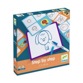 JEU EDUCATIF-STEP BY STEP-1-2-3CO+4ANS-DJECO