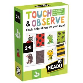 JEU EDUCATIF TOUCHE ET OBSERVE-MONTESSORI-2 à 4ANS-HEADU