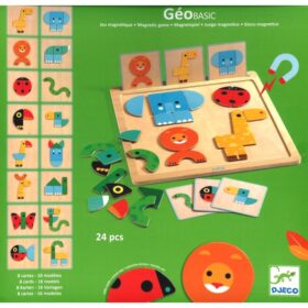 Jeu magnétique geobasic-24pcs+2ans