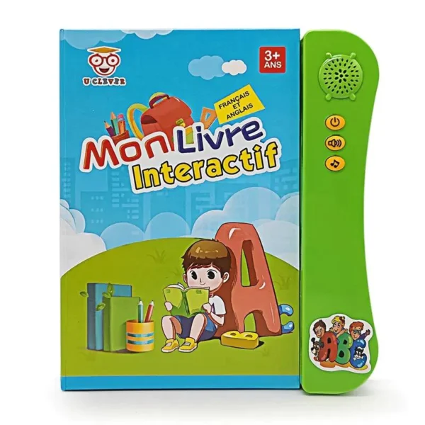 Jeu mon livre interactif bilingue Français-anglais+3ans
