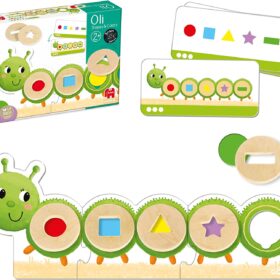 Jeu Oli formes et couleurs chenille+2ans