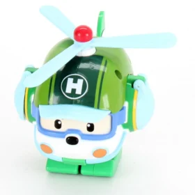 Jeu robocar poli véhicule transformable en hélicoptère heli+3ans