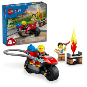 Lego city la moto d'intervention rapide des pompiers+4ans