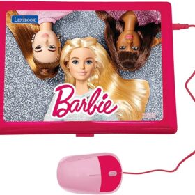 LEXIBOOK-ORDINATEUR EDUCATIF BILINGE BARBIE 124 ACTIVITES