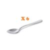 Lot De 6 Cuillères à Café - Inox