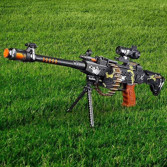 MITRAILLETTE ELECTRIQUE+CARTOUCHES COOL FLASH