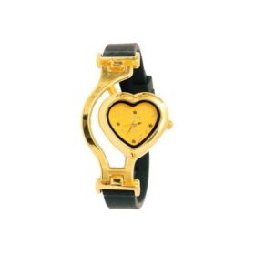 Pak Fook Montre Bracelet - Cadran En Forme De Coeur - Or