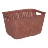Panier en plastique-17L/29x39x22cm-ajoure tila terra