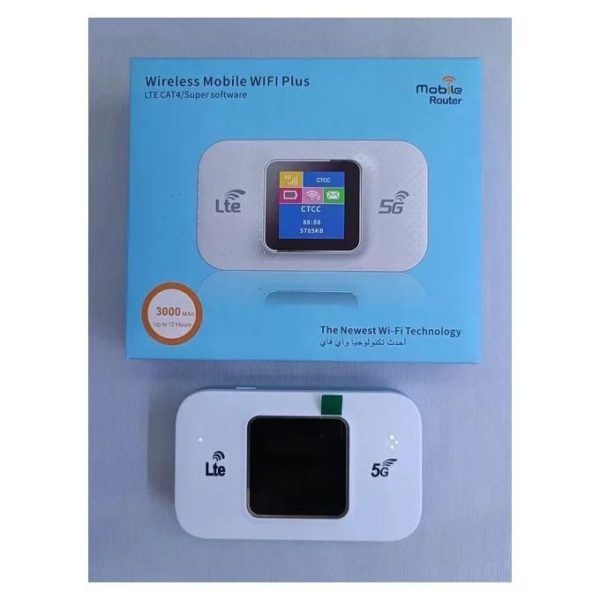 Unbrand Routeur Modem Wifi de Poche Portable 4G sans fil avec Emplacement pour carte SIM 3000mah batterie