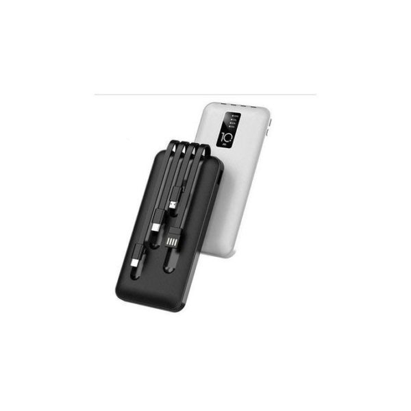 Wd power Bank Bank Power Banks 4 Câbles De Charge Intégrés 10000mAh