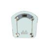 Pèse Personne électronique - 32,5x30 Cm - 150 Kg - SL-7202 - Hexagone