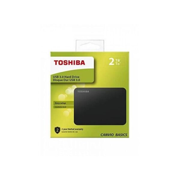 Toshiba Disque Dur Externe 2To - USB 3.0 - Noir