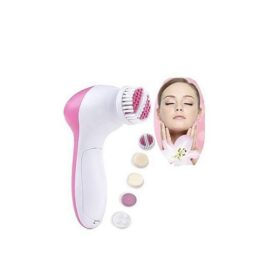 Brosse Electrique Pour Soins De Visage 5 En 1 - Rose