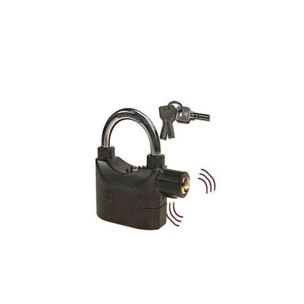 Cadenas De Sécurité Alarme - Acier Lourd-Noir