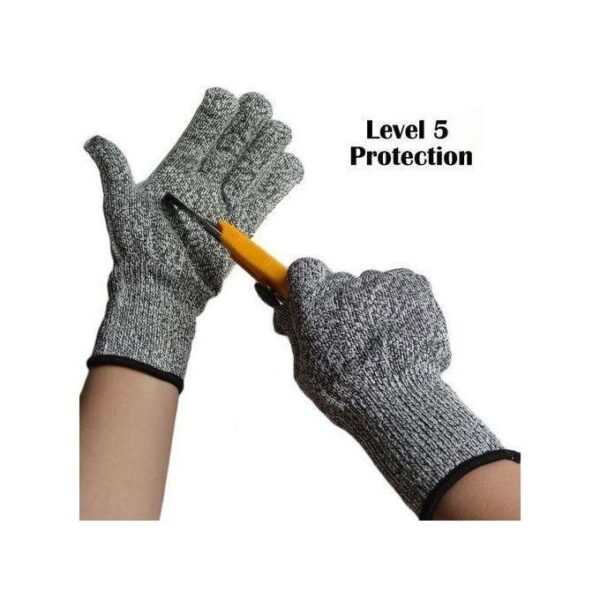 Gants De Protection ANTI-COUPURE Résistants Aux Coupures, Parfait Pour Les Travaux.