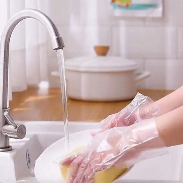 Gants En Plastique Transparents Jetables lot de 10 ( au choix du client )