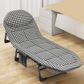 Lit Pliable Portable Confortable Camping Avec Matelas