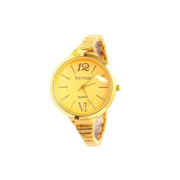 Pak Fook Ensemble Montre + Bracelet Femme - AB - Or
