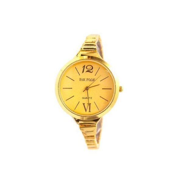 Pak Fook Ensemble Montre + Bracelet Femme - AB - Or