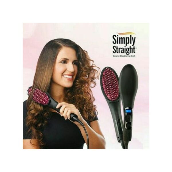 Peigne Chauffante - Lisseur De Cheveux - Noir