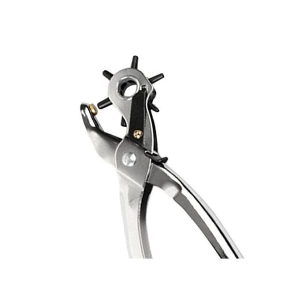Perforateur En Cuir Ceinture Professionnel De Machine-outil à Main Six Tailles D'argent Poinçon Trou Poignée
