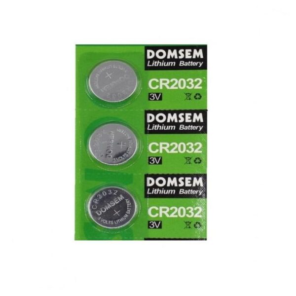 Piles bouton au lithium CR 2032 Domsem Lot De 3