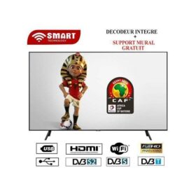 SMART TECHNOLOGY NOUVEAU Smart TV LED - 32 Pouces - Noir - 12 Mois Garantie