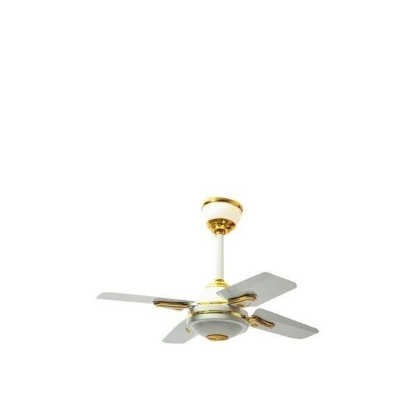 Ventilateur De Plafond A 4 Hélices - Or/Blanc