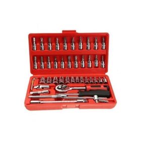 Coffre De Clé à Cliquet Mécanique - 46 Pièces - Argent