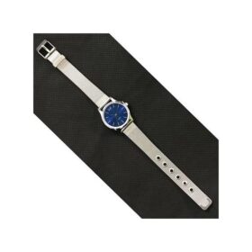 Gk Montre Femme En Acier Fond Bleu - Gris