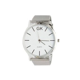 Gk Montre Homme Cadran Rond - Argent