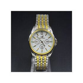 Orlando Montre Femme Fond Blanc - Argent/Or