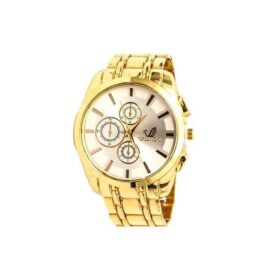 Orlando Montre Homme à Affichage Analogique - Doré/Blanc