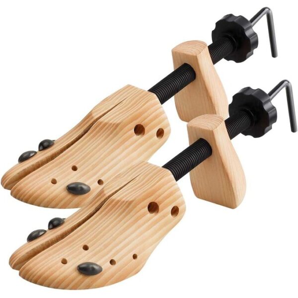 1pcs Civière, élargisseur De Chaussures En Bois Naturel Pour Hommes Et Femmes