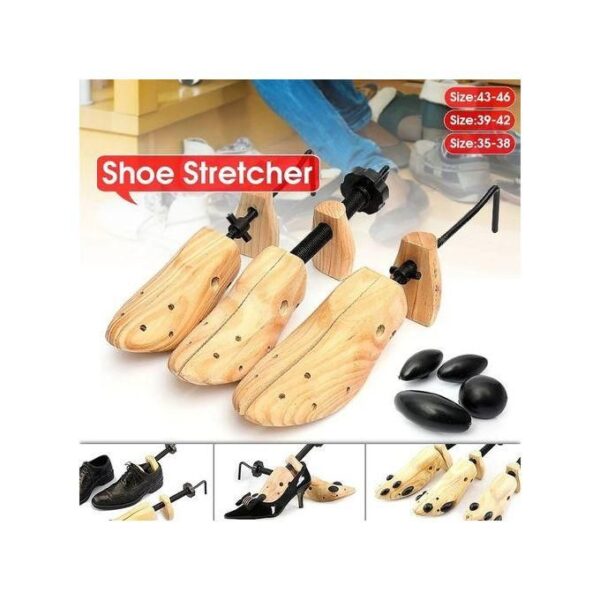 1pcs Civière, élargisseur De Chaussures En Bois Naturel Pour Hommes Et Femmes