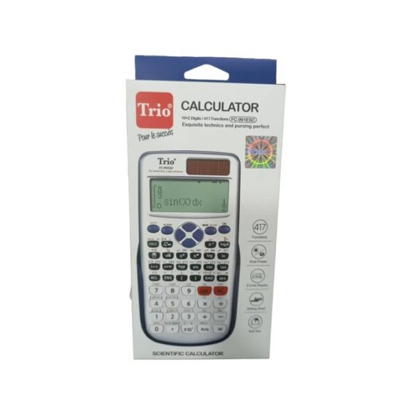 Calculatrice Scientifique TRIO -Blanc