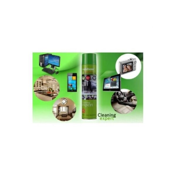 Hangar Mousse De Nettoyage Handboss Universal Foam Cleaning Agent - Anti-statique - Spray Pour PC Tablette Uc Ecran - Vert
