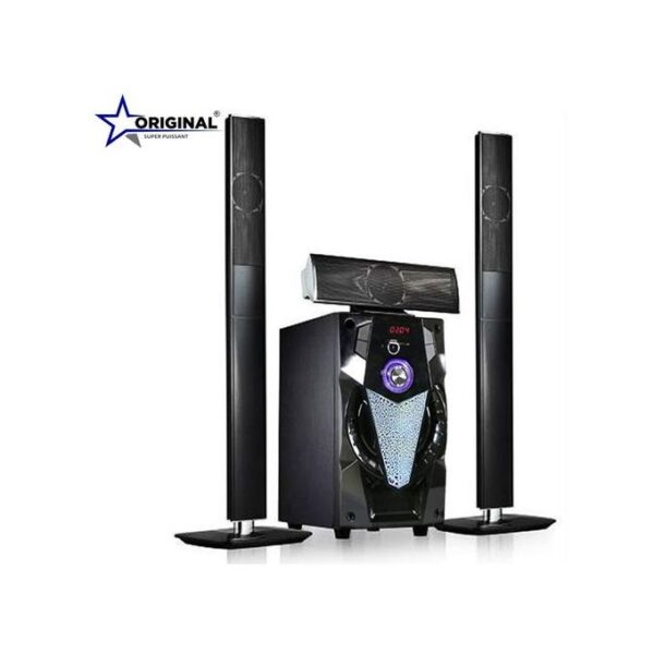 Op Home Cinéma - Chaîne HI-FI - 3.1Ch - Son Super Puissant De Haute Qualité, Bluetooth /MP3 / USB/ Card / FM / SD /PC