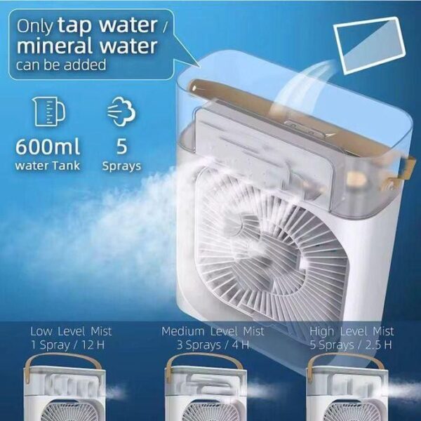 AIR COOLER FAN mini refroidisseur d'air portable