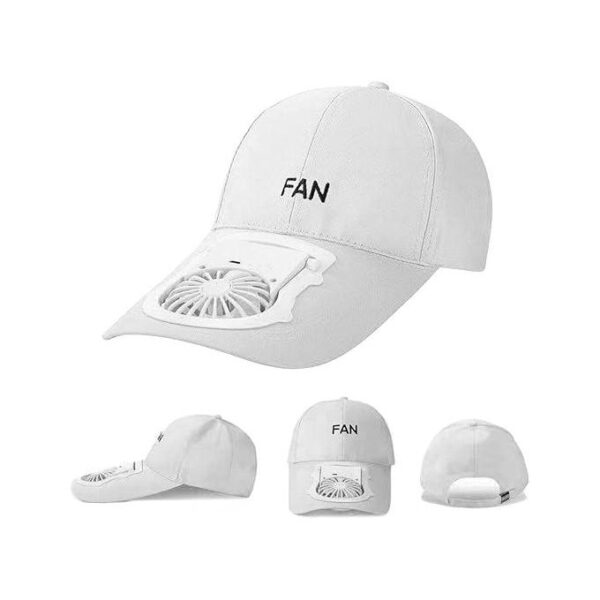 Chapeau de fan d'été, casquette de baseball avec chargeur USB intégré, respirant, camping, visière de baseball pour femme, homme, enfant, pêche, été, extérieur, protection...