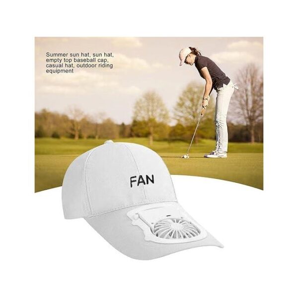 Chapeau de fan d'été, casquette de baseball avec chargeur USB intégré, respirant, camping, visière de baseball pour femme, homme, enfant, pêche, été, extérieur, protection...