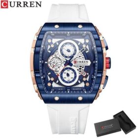 Curren Montre Fond Blanc