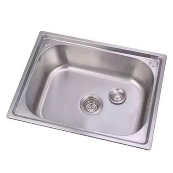 Evier De Cuisine 1 Bac En Inox - Argent