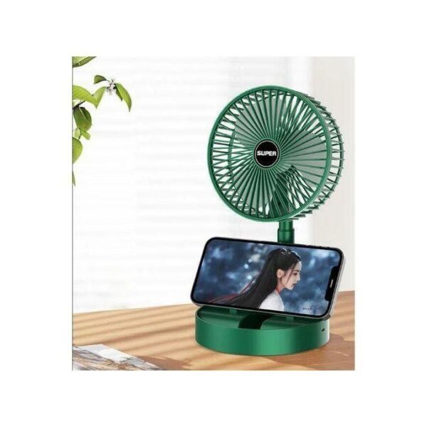 Pliable rechargeable petit ventilateur Mini portable rechargeable USB accueil faible bruit haute durée de veille Mini ventilateur électrique chambre Bureau à domicile Bureau...