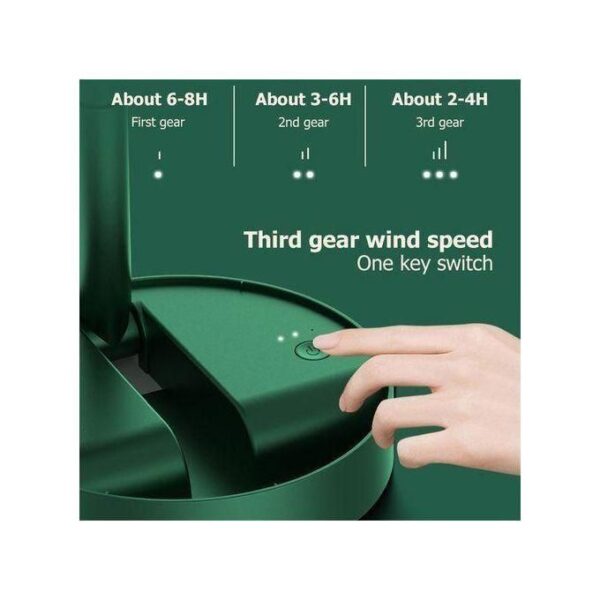 Pliable rechargeable petit ventilateur Mini portable rechargeable USB accueil faible bruit haute durée de veille Mini ventilateur électrique chambre Bureau à domicile Bureau...