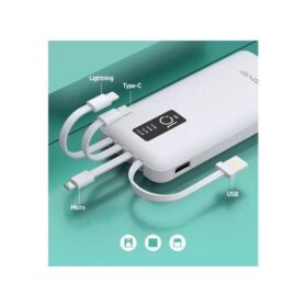 Power Bank Power Banks 4 Câbles De Charge Intégrés 10000mAh