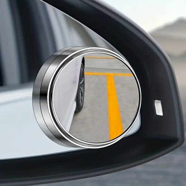 Rétroviseurs d’Angle Mort HD 360° – Vision Grand Angle Sécurisée pour Voiture (2 Pièces)