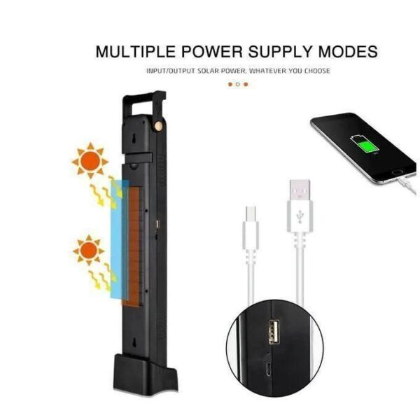 Super Lampe solaire d'urgence rechargeable USB